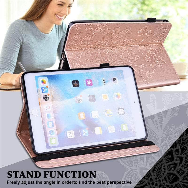 CaseBuddy Australia Casebuddy Galaxy Tab A8 10.5 (2022) Embossed Classic Flower Case