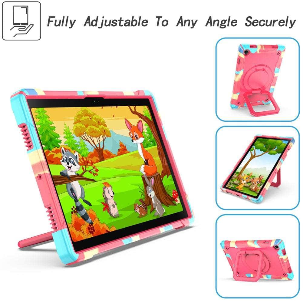CaseBuddy Australia Casebuddy Galaxy Tab A8 10.5 (2022) Heavy Duty Shockproof Hand Ring Case