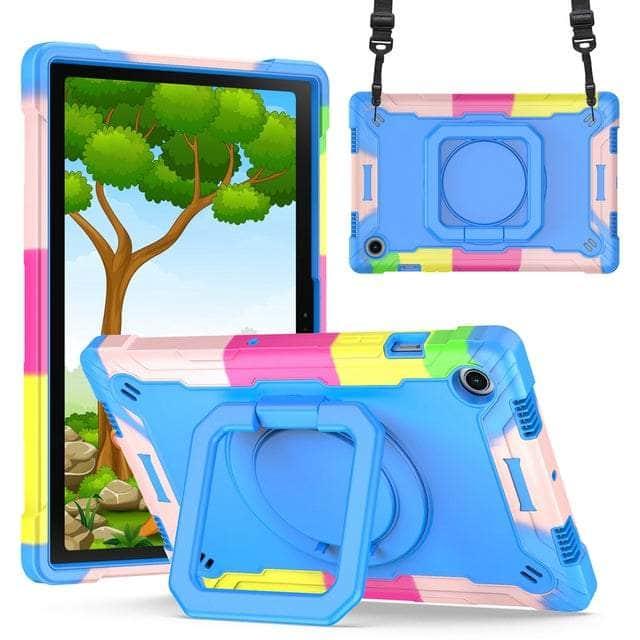 CaseBuddy Australia Casebuddy 10 / Tab A8 10.5 Galaxy Tab A8 10.5 (2022) Heavy Duty Shockproof Hand Ring Case