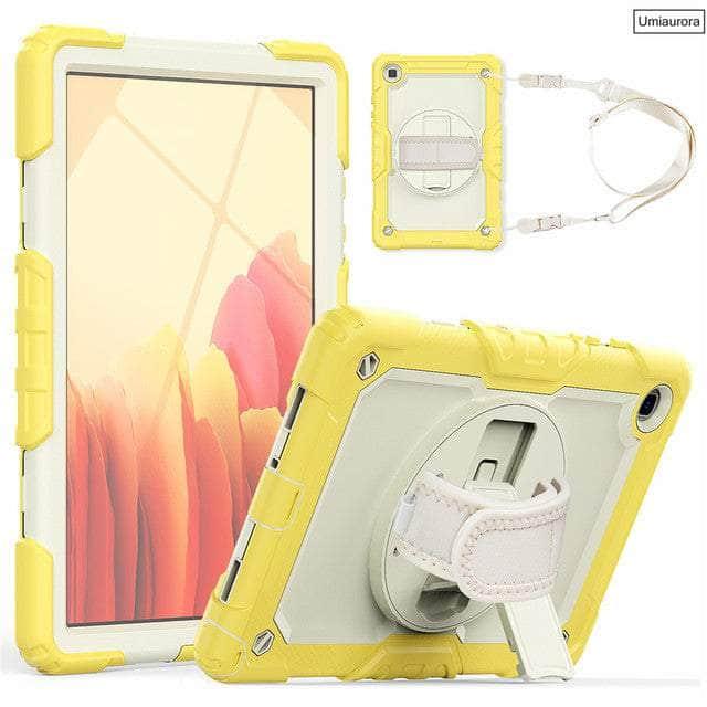 CaseBuddy Australia Casebuddy 03 Candy Yellow / Tab A8 10.5 X200 Galaxy Tab A8 10.5 (2022) Kids Shock Proof Stand Cover