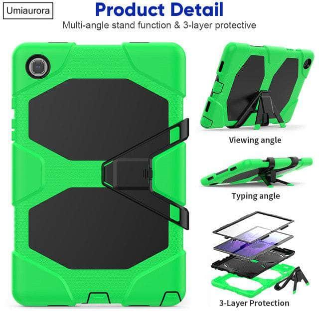 CaseBuddy Australia Casebuddy Light Green / Tab A8 10.5 X200 Galaxy Tab A8 10.5 (2022) Kids Shockproof Case