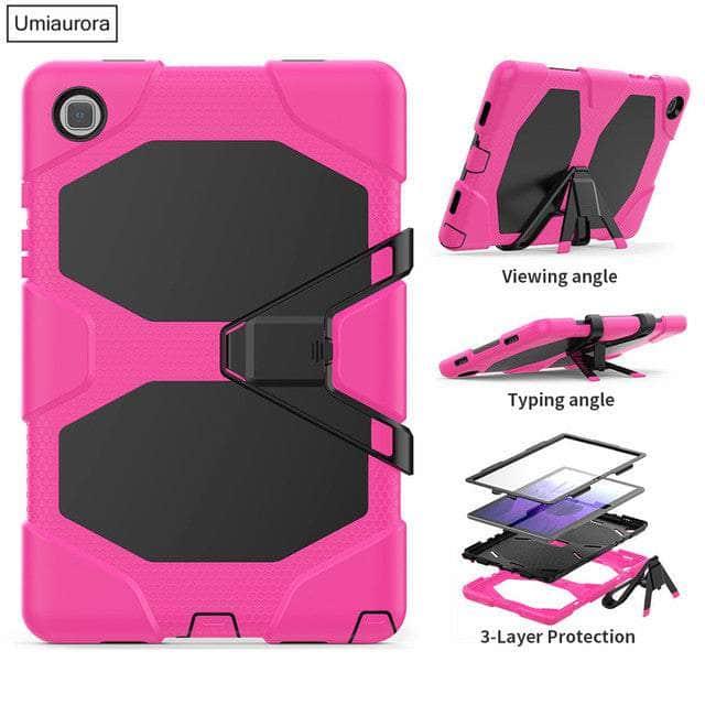 CaseBuddy Australia Casebuddy Rose / Tab A8 10.5 X200 Galaxy Tab A8 10.5 (2022) Kids Shockproof Case