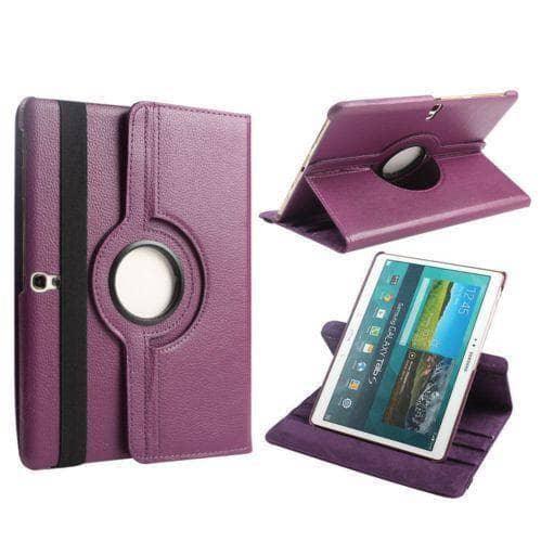 Galaxy Tab S 10.5 T800 T801 Leather Look Stand 360 Case - CaseBuddy