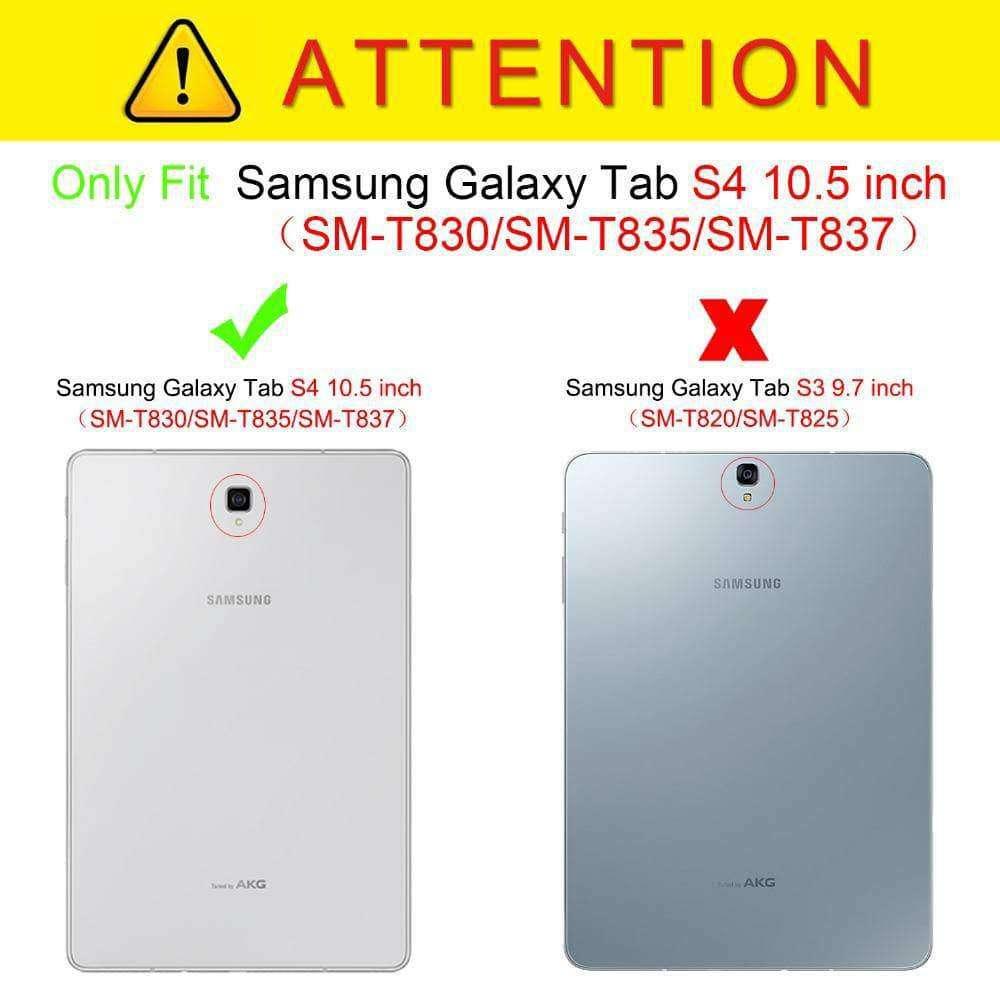 Galaxy Tab S4 10.5 Fashion Print Leather Look Kickstand Case - CaseBuddy