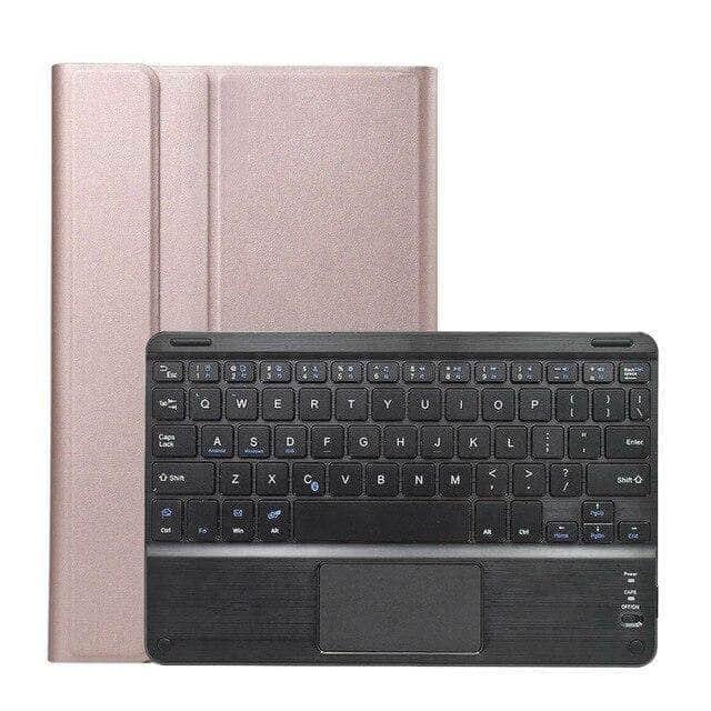 CaseBuddy Australia Casebuddy Rose gold Galaxy Tab S7 11 T870 T875 Bluetooth Wireless Ultra-Thin Keyboard