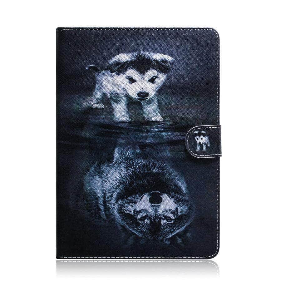 Galaxy Tab S7 11 T870 T875 TPU Smart Painted Leather Tablet Stand Case - CaseBuddy