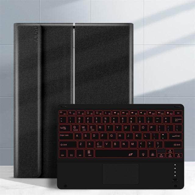 CaseBuddy Australia Casebuddy black / Tab S7 Plus 12.4 Galaxy Tab S7 Lite 12.4 T730 T735 Bluetooth Keyboard Smart Case