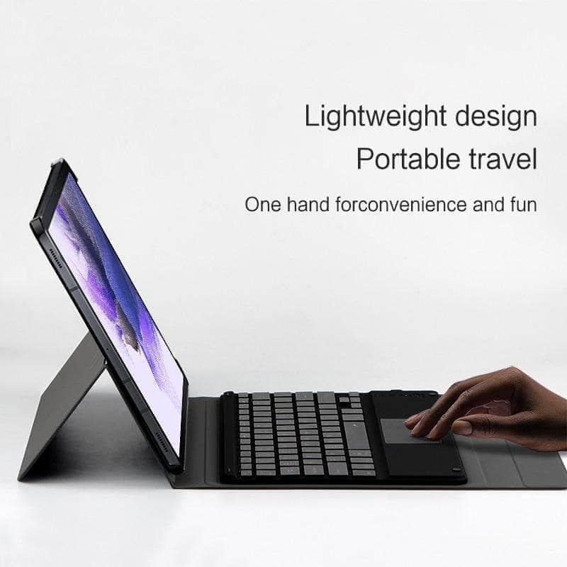 CaseBuddy Australia Casebuddy Galaxy Tab S7 Lite 12.4 T730 T735 Bluetooth Keyboard Smart Case