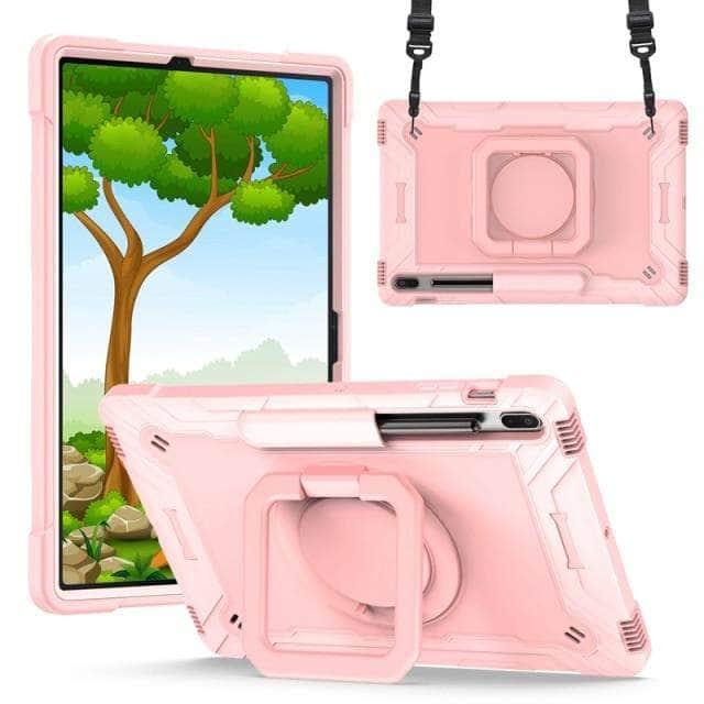 CaseBuddy Australia Casebuddy 10 Galaxy Tab S7 Lite 12.4 T730 T735 Heavy Duty Shockproof Stand
