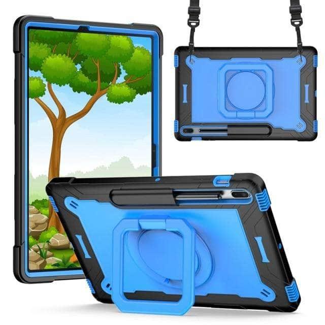 CaseBuddy Australia Casebuddy 07 Galaxy Tab S7 Lite 12.4 T730 T735 Heavy Duty Shockproof Stand