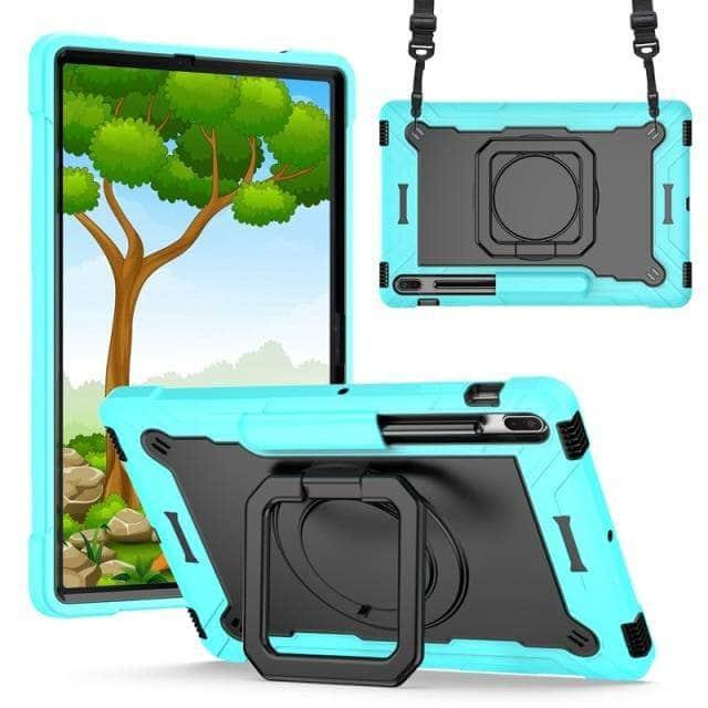 CaseBuddy Australia Casebuddy 04 Galaxy Tab S7 Lite 12.4 T730 T735 Heavy Duty Shockproof Stand