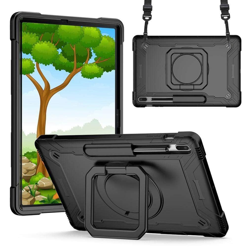CaseBuddy Australia Casebuddy Galaxy Tab S7 Lite 12.4 T730 T735 Heavy Duty Shockproof Stand