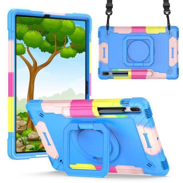 CaseBuddy Australia Casebuddy 02 Galaxy Tab S7 Lite 12.4 T730 T735 Heavy Duty Shockproof Stand