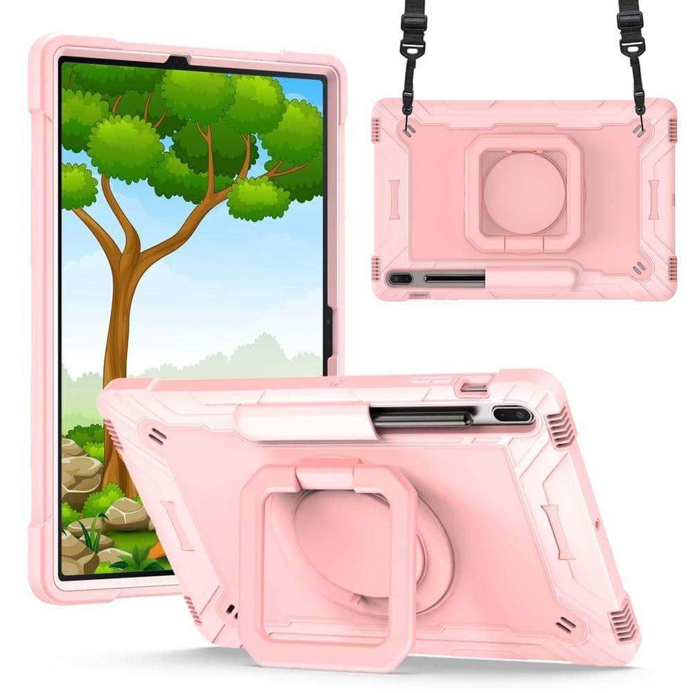 CaseBuddy Australia Casebuddy Galaxy Tab S7 Lite 12.4 T730 T735 Heavy Duty Shockproof Stand