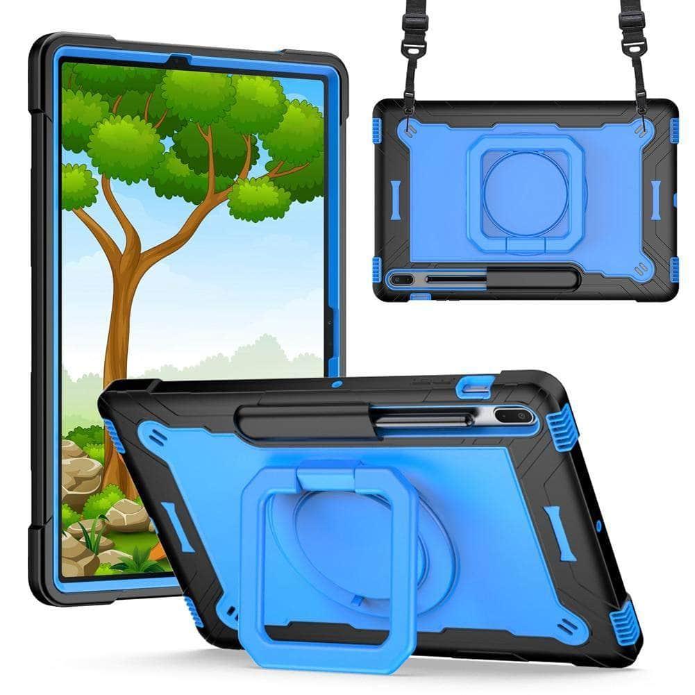 CaseBuddy Australia Casebuddy Galaxy Tab S7 Lite 12.4 T730 T735 Heavy Duty Shockproof Stand