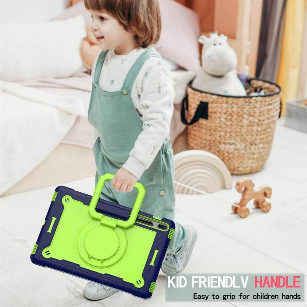 CaseBuddy Australia Casebuddy Galaxy Tab S7 Lite 12.4 T730 T735 Heavy Duty Shockproof Stand
