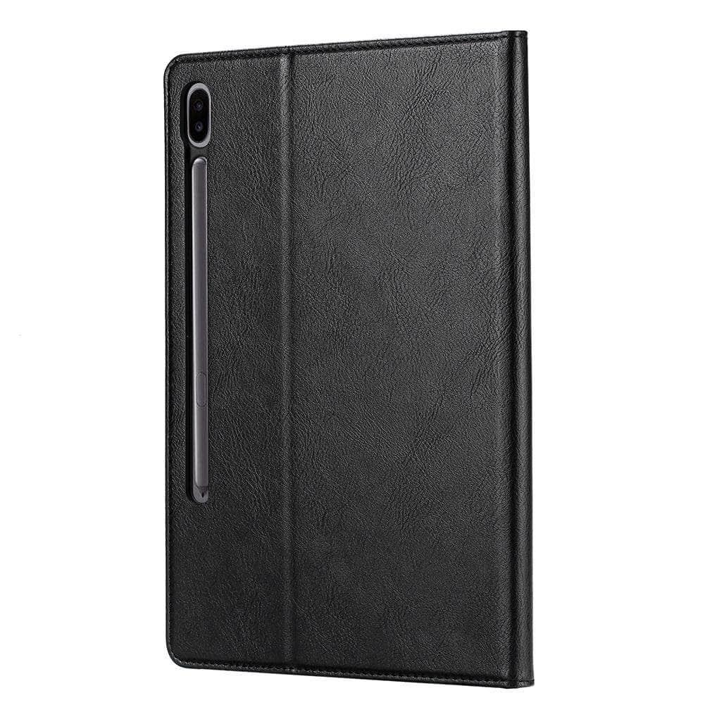 Galaxy Tab S7 Plus 12.4 T970 T975 Folding Flip Stand Card Slot Wallet - CaseBuddy