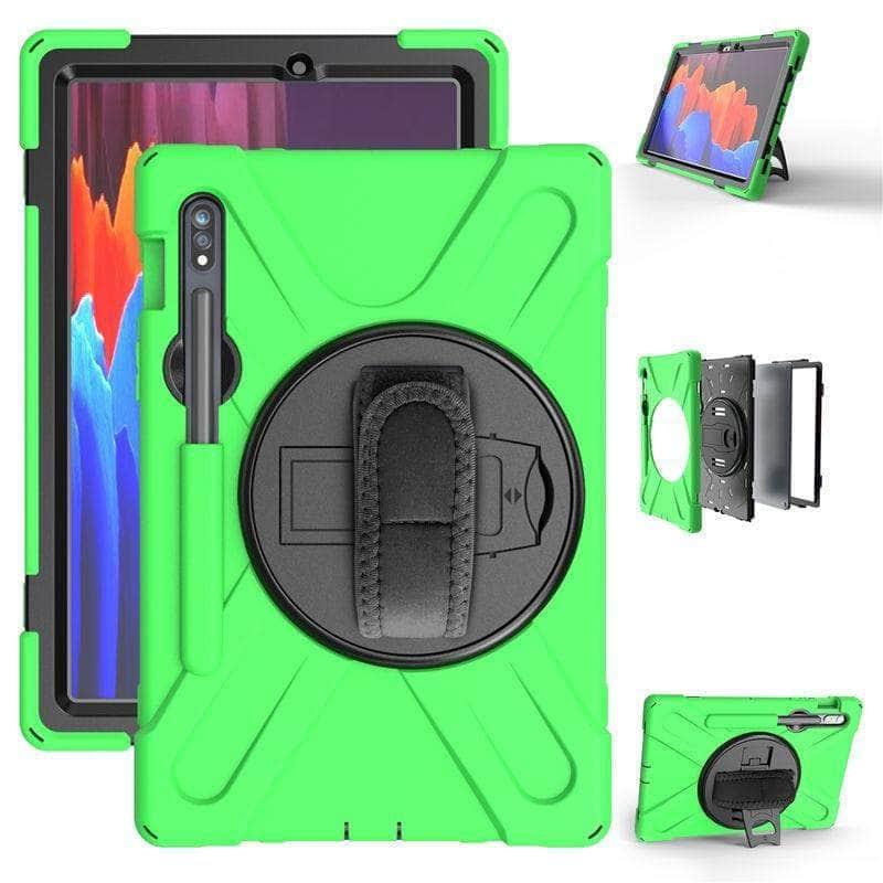 CaseBuddy Australia Casebuddy Galaxy Tab S7 Plus S T970 T975 12.4 Rugged Pencil Holder Hard Stand