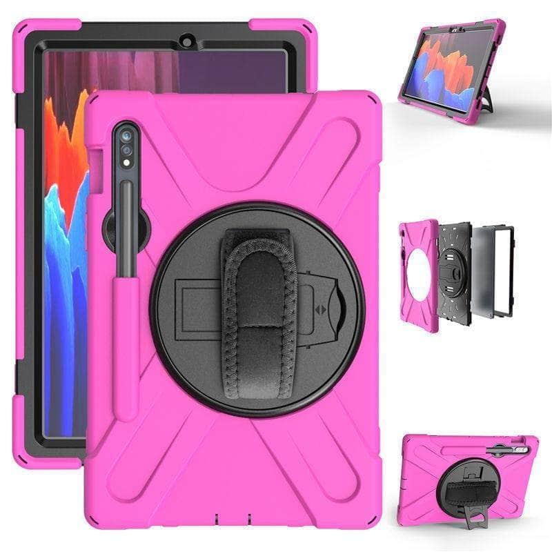 CaseBuddy Australia Casebuddy Galaxy Tab S7 Plus S T970 T975 12.4 Rugged Pencil Holder Hard Stand