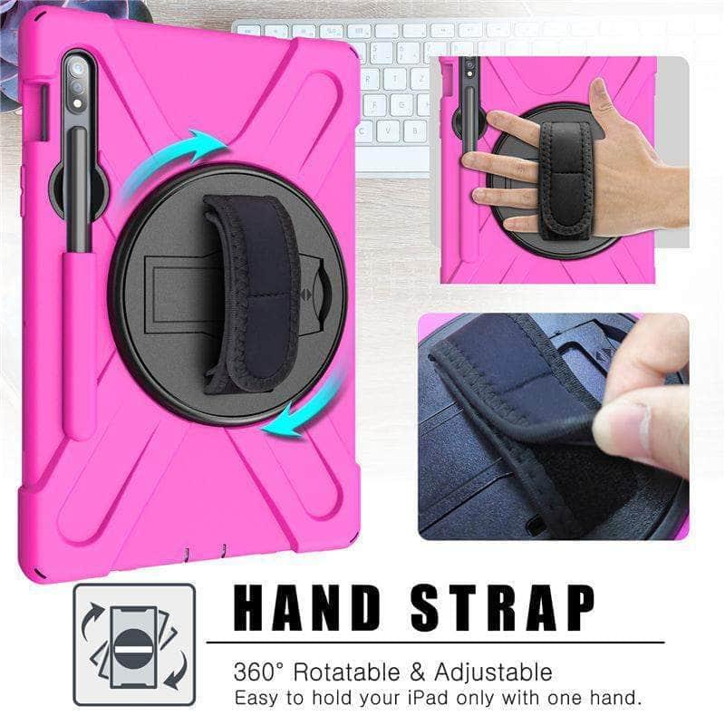 CaseBuddy Australia Casebuddy Galaxy Tab S7 Plus S T970 T975 12.4 Rugged Pencil Holder Hard Stand