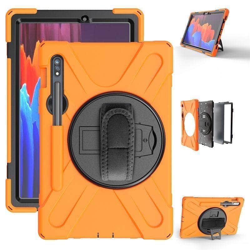 CaseBuddy Australia Casebuddy Galaxy Tab S7 Plus S T970 T975 12.4 Rugged Pencil Holder Hard Stand