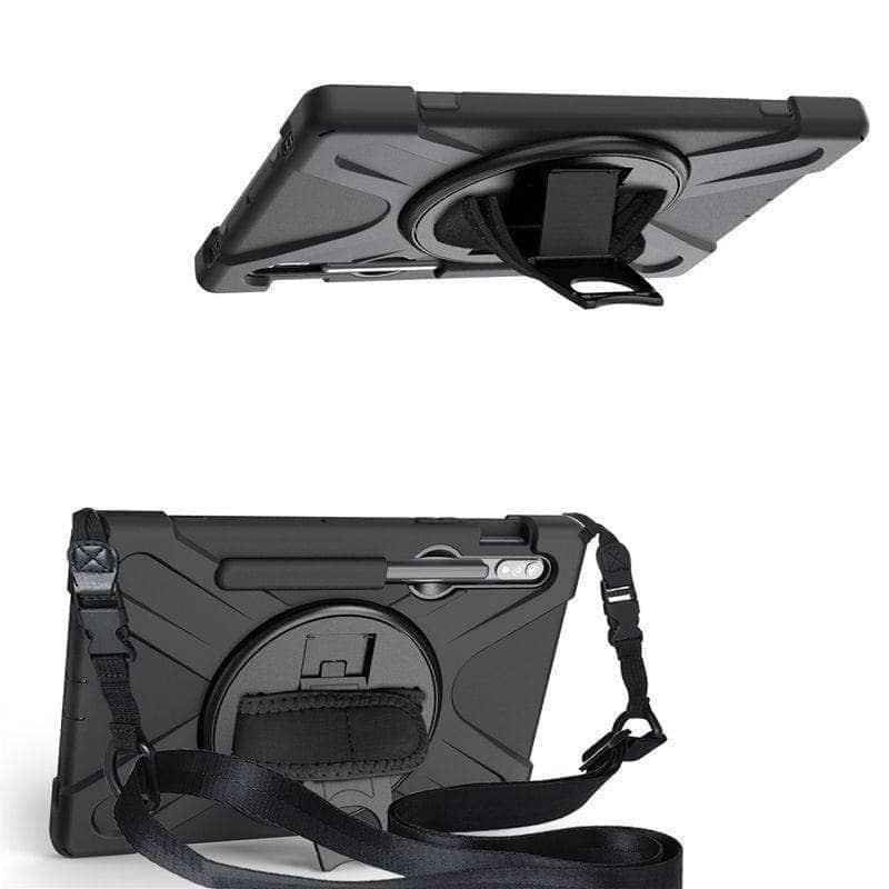 CaseBuddy Australia Casebuddy Galaxy Tab S7 Plus S T970 T975 12.4 Rugged Pencil Holder Hard Stand