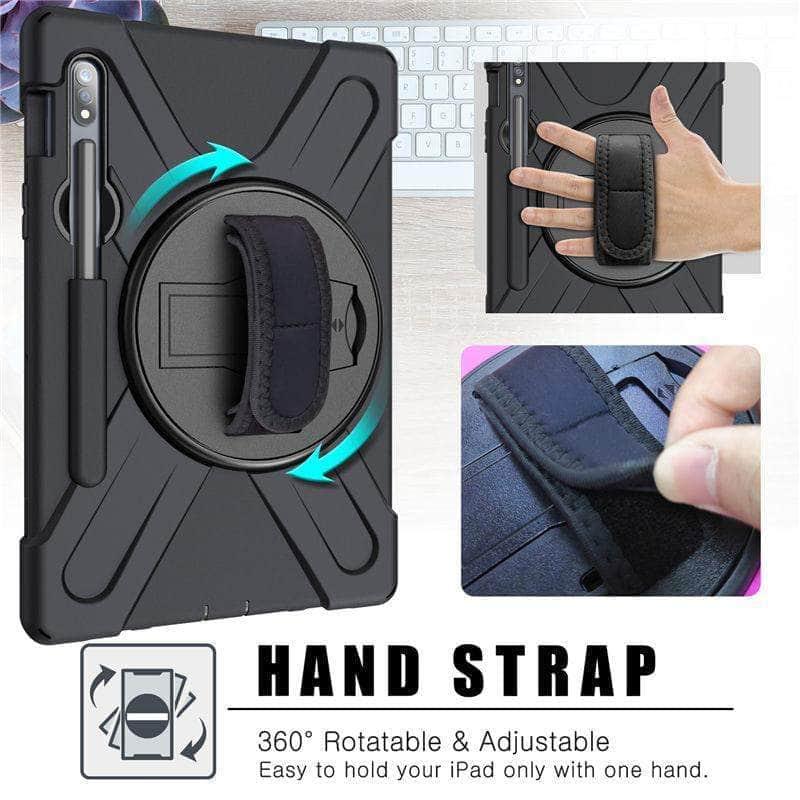 CaseBuddy Australia Casebuddy Galaxy Tab S7 Plus S T970 T975 12.4 Rugged Pencil Holder Hard Stand