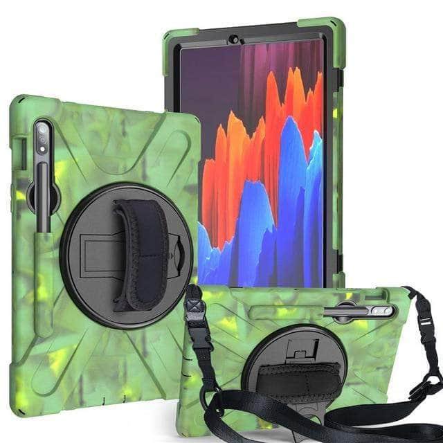 CaseBuddy Australia Casebuddy camouflage / S7 Plus 12.4 T970 Galaxy Tab S7 Plus S T970 T975 12.4 Rugged Pencil Holder Hard Stand