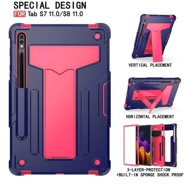 CaseBuddy Australia Casebuddy 07 / S8 SM-X700 X706 Galaxy Tab S8 11 X700 Heavy Shock Proof Case