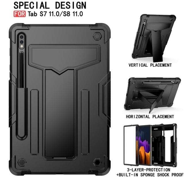 CaseBuddy Australia Casebuddy 02 / S8 SM-X700 X706 Galaxy Tab S8 11 X700 Heavy Shock Proof Case