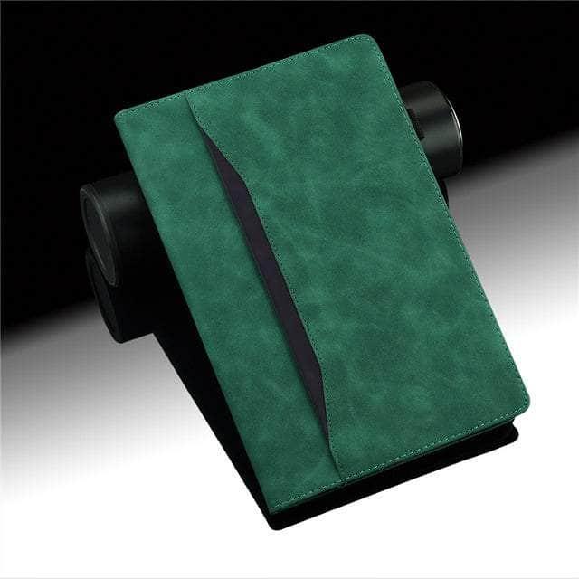 CaseBuddy Australia Casebuddy Green / Galaxy Tab S8 Ultra 2022 Galaxy Tab S8 Ultra 2022 X900 Flip Wallet Card Stand Cover