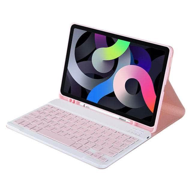 CaseBuddy Australia Casebuddy pink key case / English Galaxy Tab S8 Ultra X900 Touchpad Keyboard Case