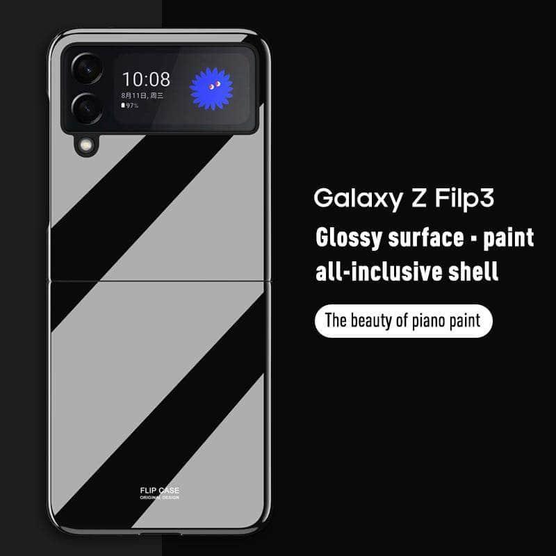 CaseBuddy Australia Casebuddy Galaxy Z Flip 3 5G Ultra-Thin Color Embossing Cover