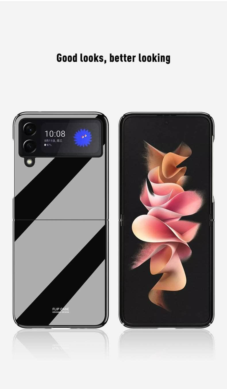 CaseBuddy Australia Casebuddy Galaxy Z Flip 3 5G Ultra-Thin Color Embossing Cover