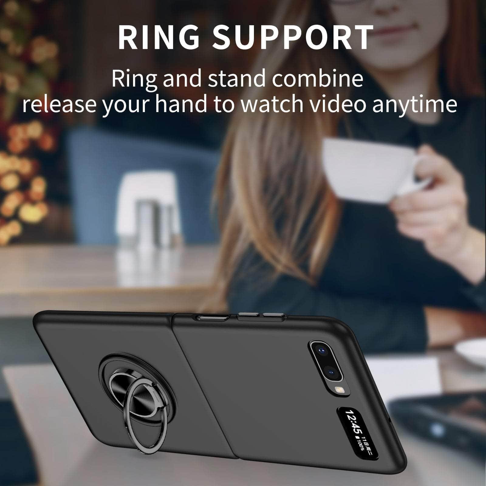 Casebuddy Galaxy Z Flip 3 Anti-Falling Kickstand Ring Case