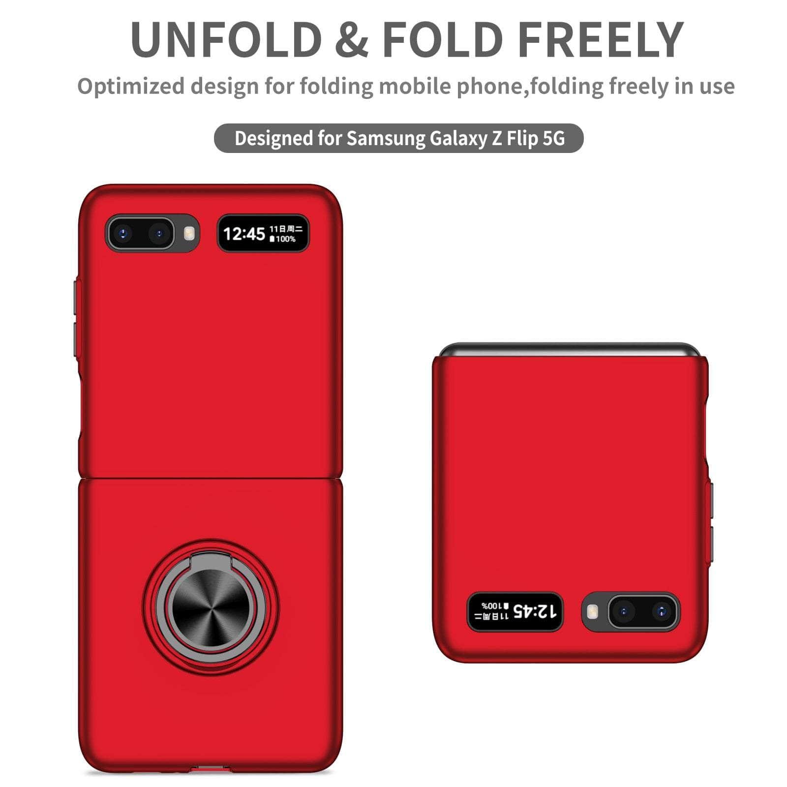 Casebuddy Galaxy Z Flip 3 Anti-Falling Kickstand Ring Case