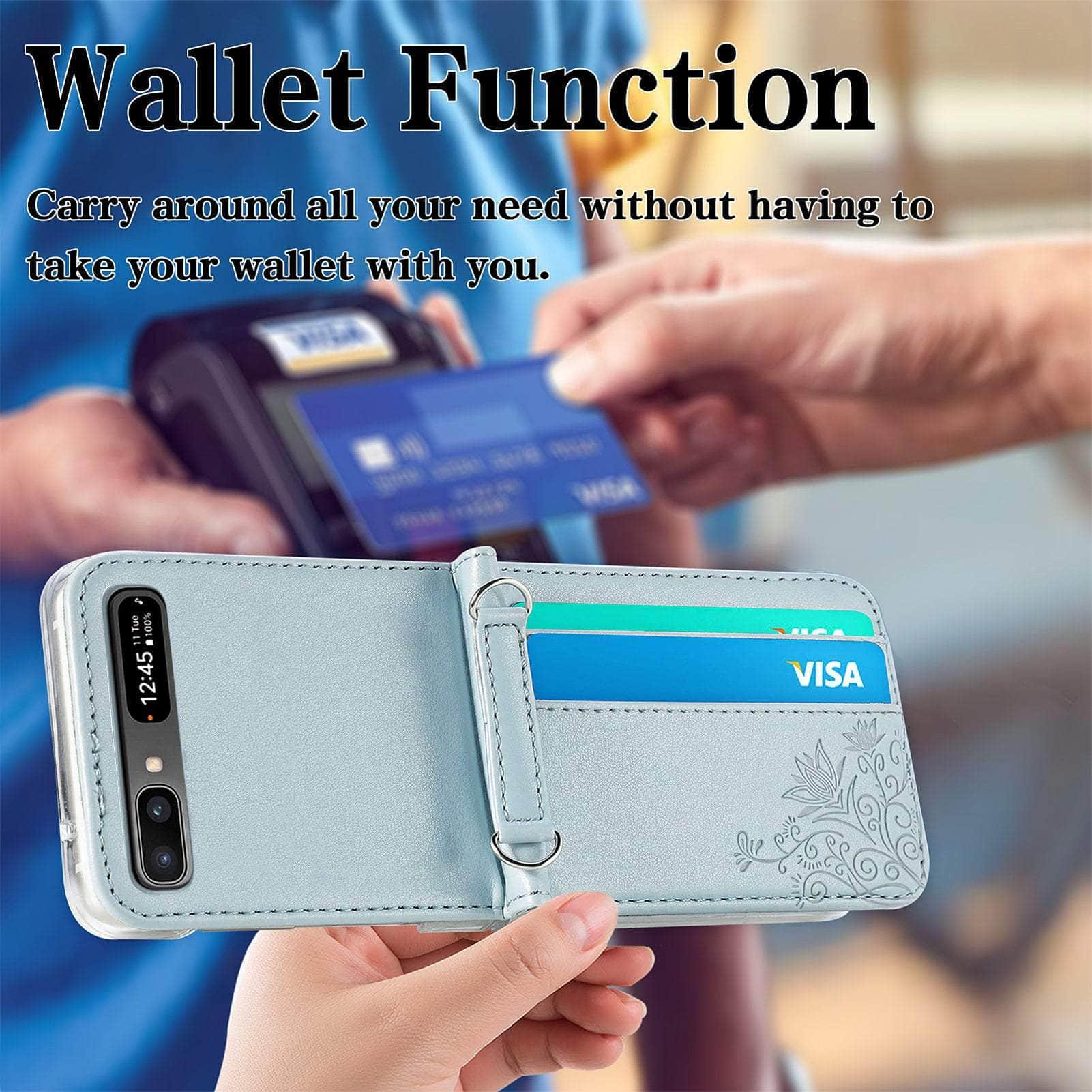 Casebuddy Galaxy Z Flip 3 Fashion Card Holder Wallet