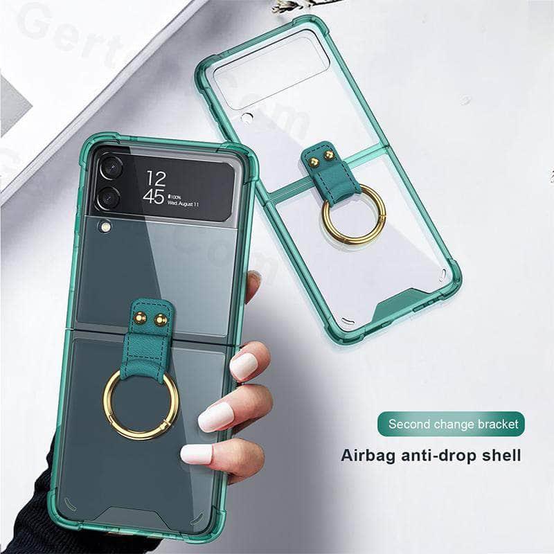Casebuddy Galaxy Z Flip 3 Transparent Bumper Silicone Cover