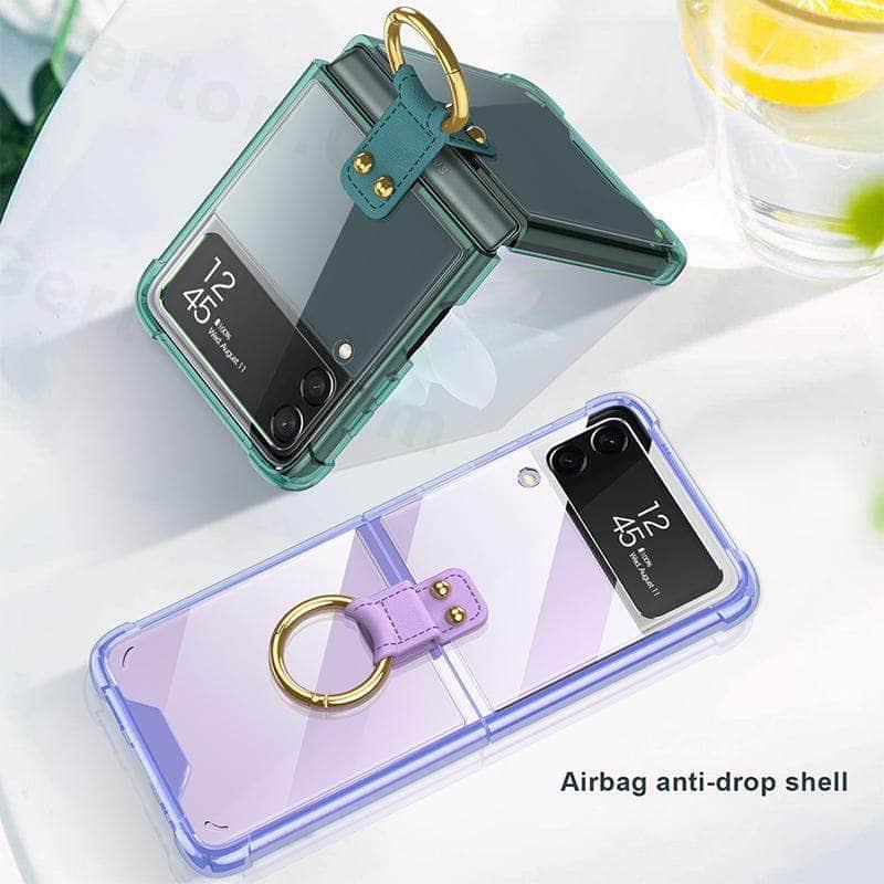 Casebuddy Galaxy Z Flip 3 Transparent Bumper Silicone Cover