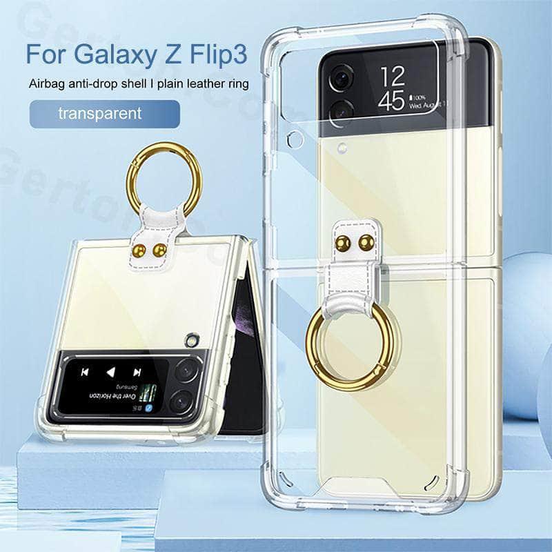 Casebuddy Galaxy Z Flip 3 Transparent Bumper Silicone Cover