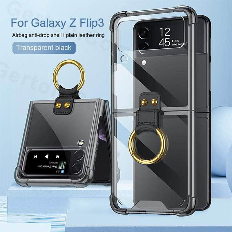 Casebuddy Galaxy Z Flip 3 Transparent Bumper Silicone Cover