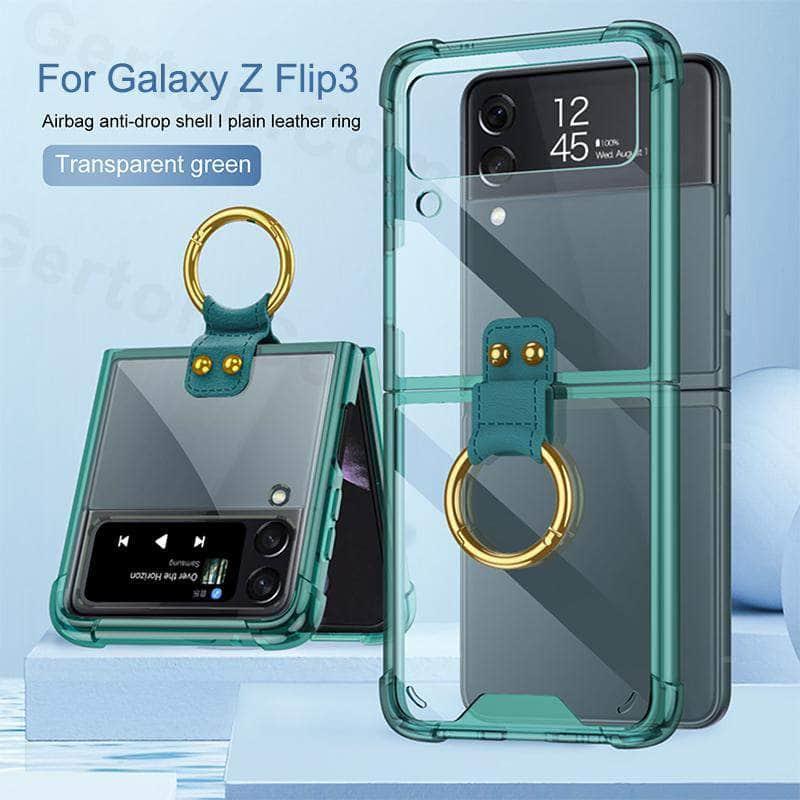 Casebuddy Galaxy Z Flip 3 Transparent Bumper Silicone Cover
