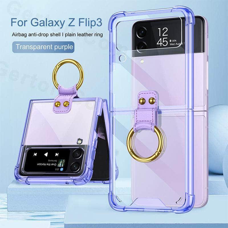 Casebuddy Galaxy Z Flip 3 Transparent Bumper Silicone Cover