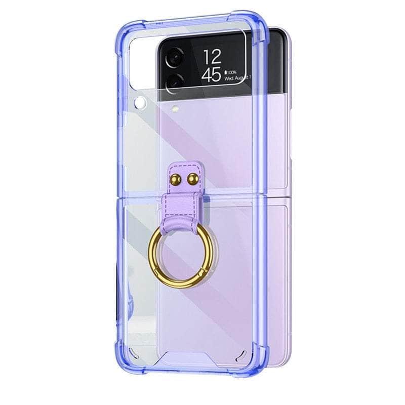 Casebuddy 04 / For Galaxy Z Flip 3 Galaxy Z Flip 3 Transparent Bumper Silicone Cover