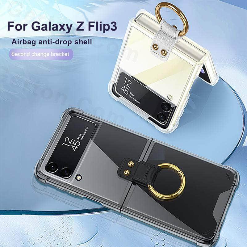 Casebuddy Galaxy Z Flip 3 Transparent Bumper Silicone Cover