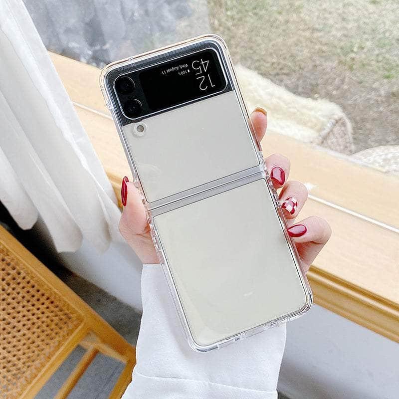 Casebuddy Galaxy Z Flip 3 Transparent Hard Hinge Protector