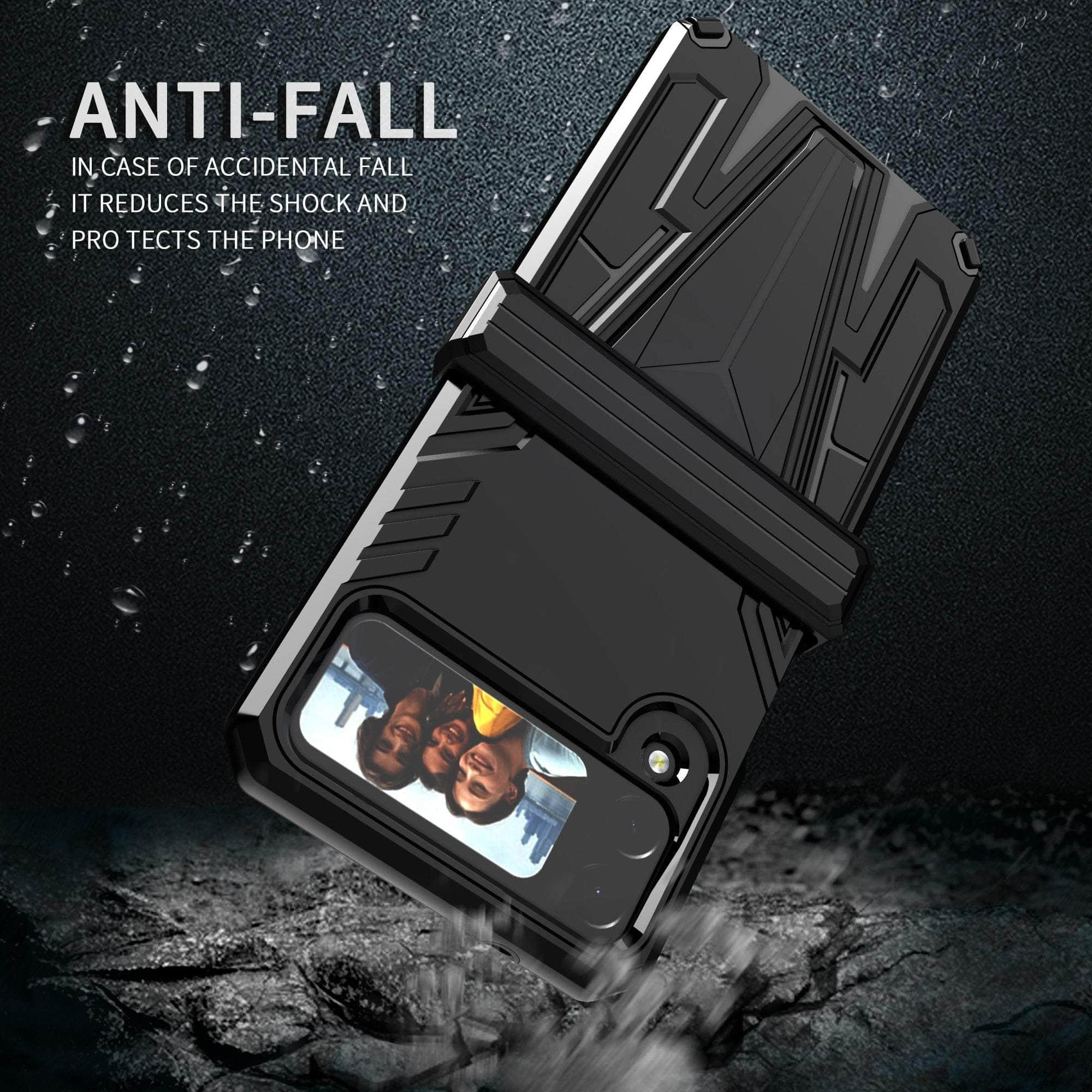 Casebuddy Galaxy Z Flip 4 Armor Rugged Silicone Shockproof Case