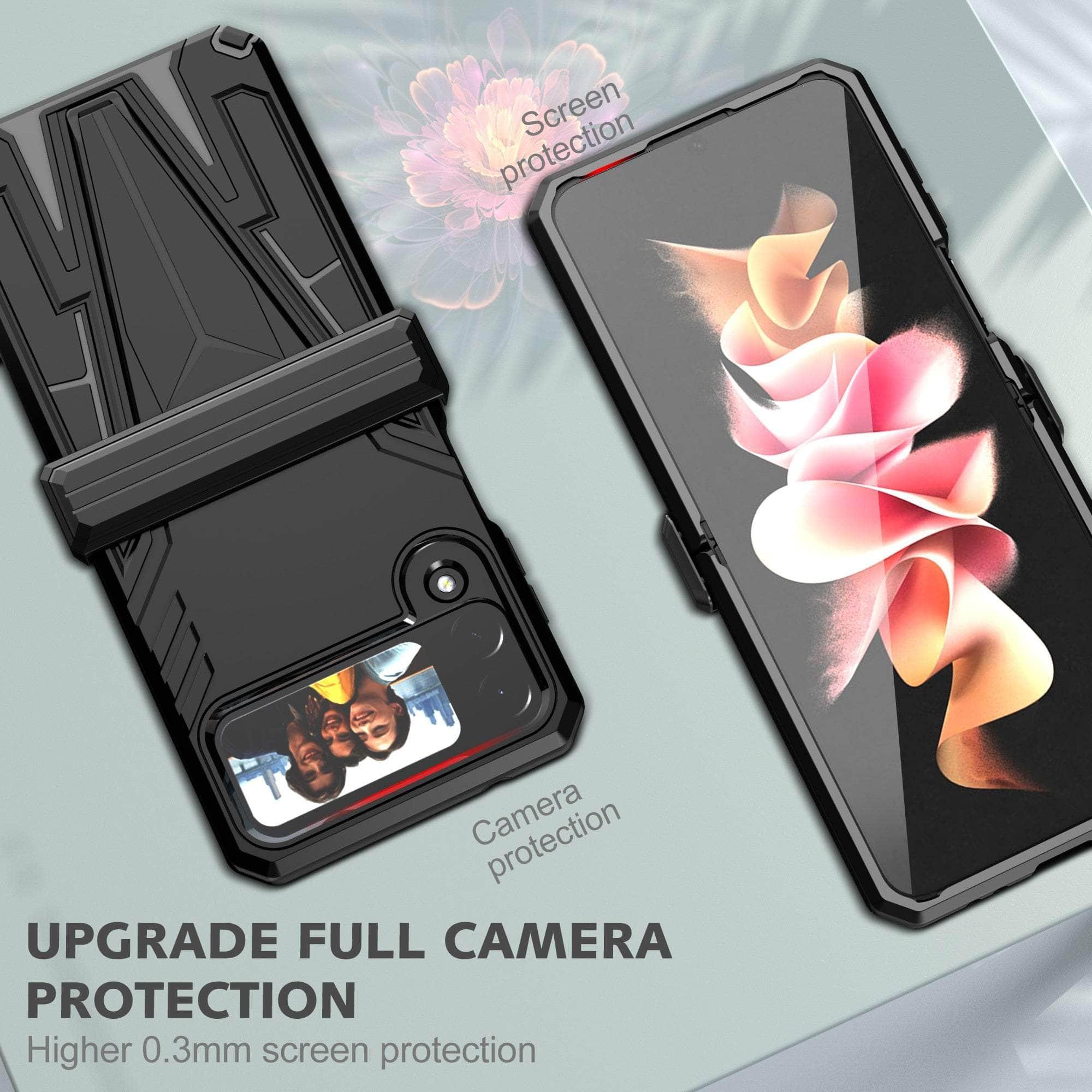 Casebuddy Galaxy Z Flip 4 Armor Rugged Silicone Shockproof Case