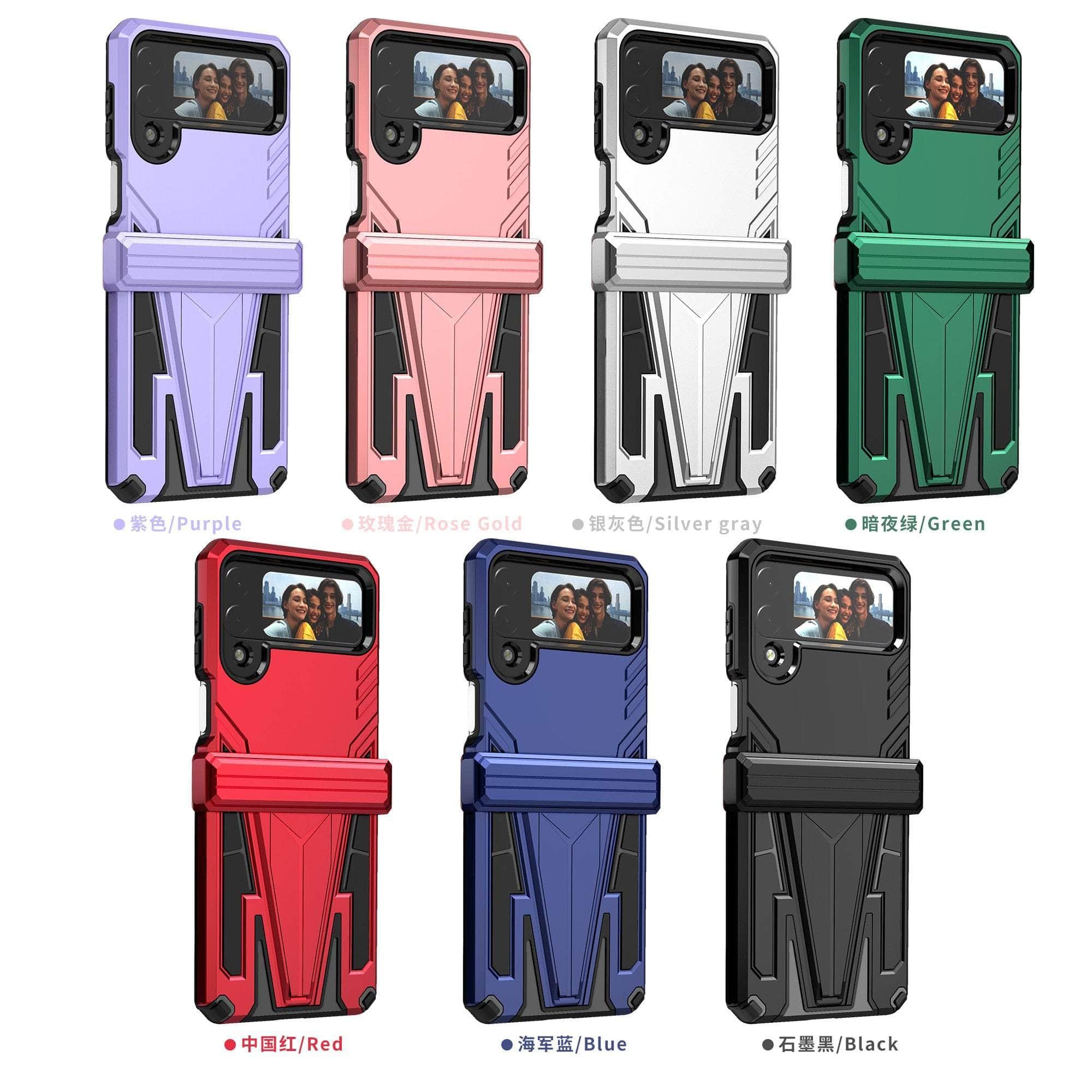 Casebuddy Galaxy Z Flip 4 Armor Rugged Silicone Shockproof Case