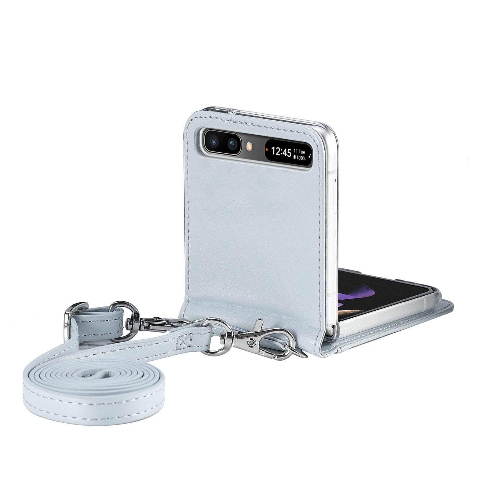 Casebuddy Gray / for Galaxy Z Flip4 Galaxy Z Flip 4 Fashion Card Holder Wallet